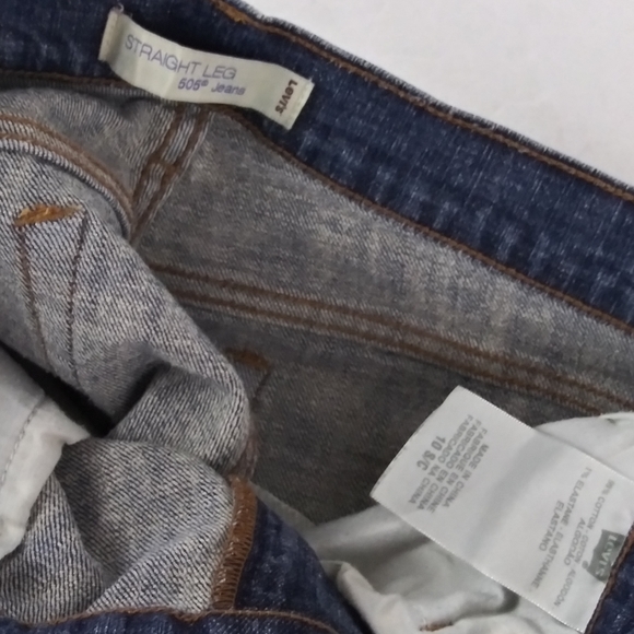 Levi's 505 straight leg jeans women's size 10 - Picture 4 of 4